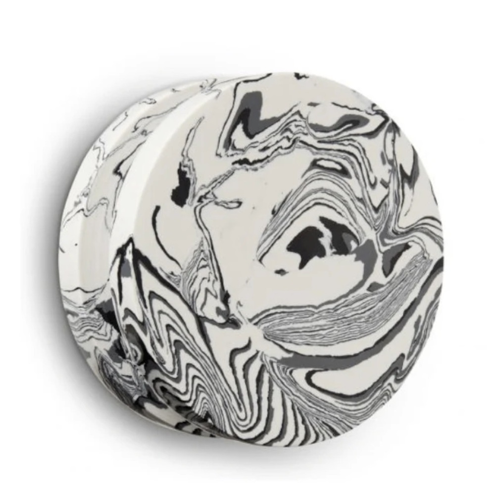 Tom Dixon Swirl Large Dumbbell Hook - Black/White